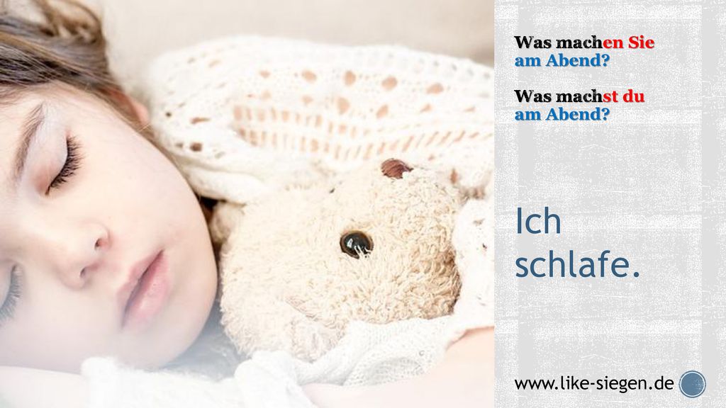 Was machen Sie am Abend Was machst du am Abend