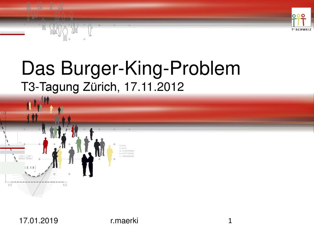 Das Burger-King-Problem T3-Tagung Zürich,