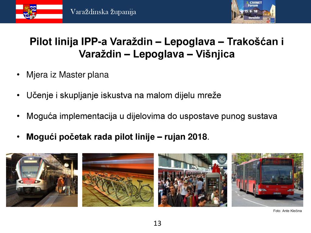 Pilot linija IPP-a Varaždin – Lepoglava – Trakošćan i Varaždin – Lepoglava – Višnjica