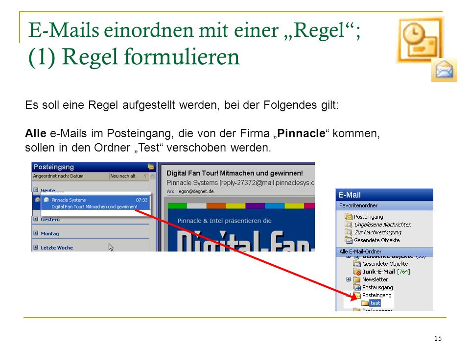 s einordnen mit einer „Regel ; (1) Regel formulieren