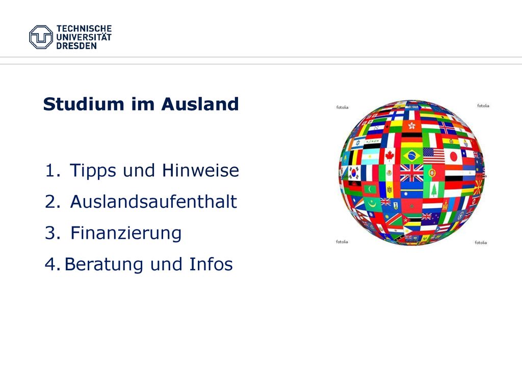 Studium im Ausland Tipps und Hinweise Auslandsaufenthalt Finanzierung Beratung und Infos
