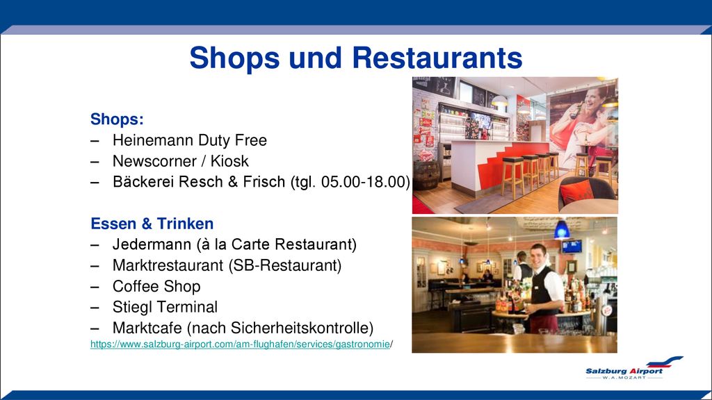 Shops und Restaurants Shops: Heinemann Duty Free Newscorner / Kiosk