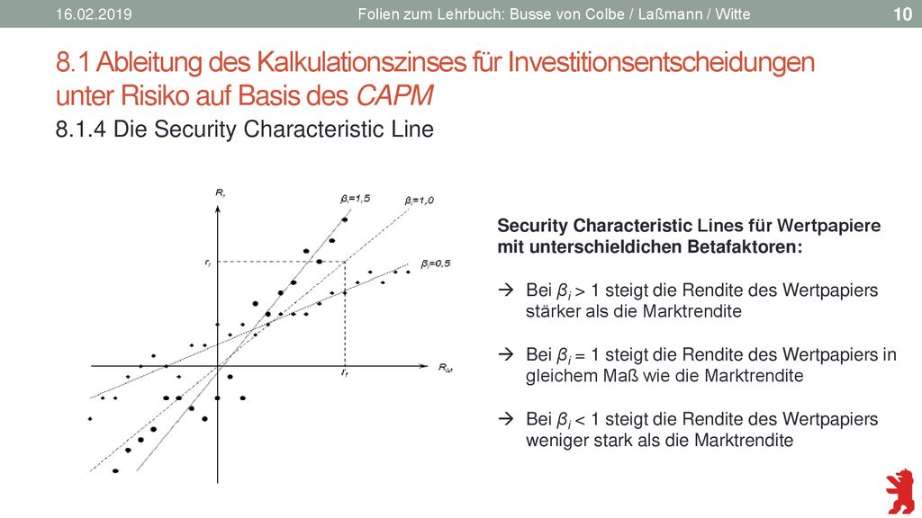 Folien zum Lehrbuch: Busse von Colbe / Laßmann / Witte.