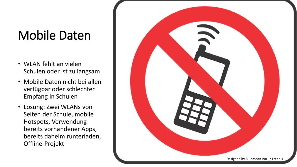 Mobile Daten WLAN fehlt an vielen Schulen oder ist zu langsam