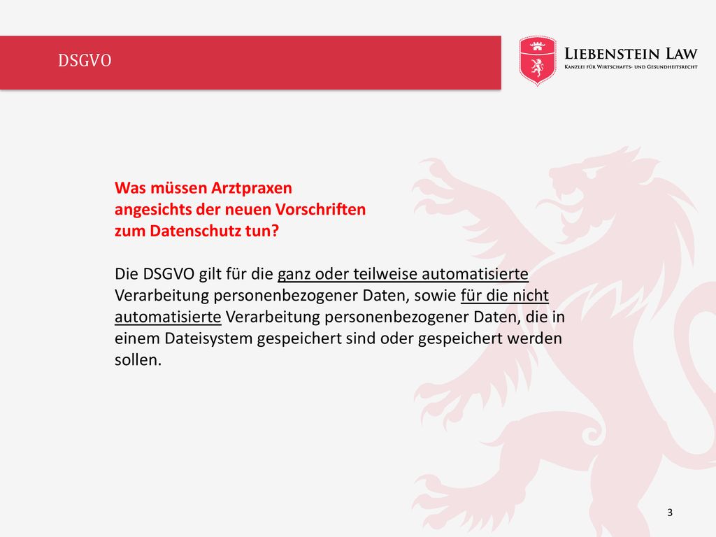 DSGVO Was müssen Arztpraxen. angesichts der neuen Vorschriften. zum Datenschutz tun