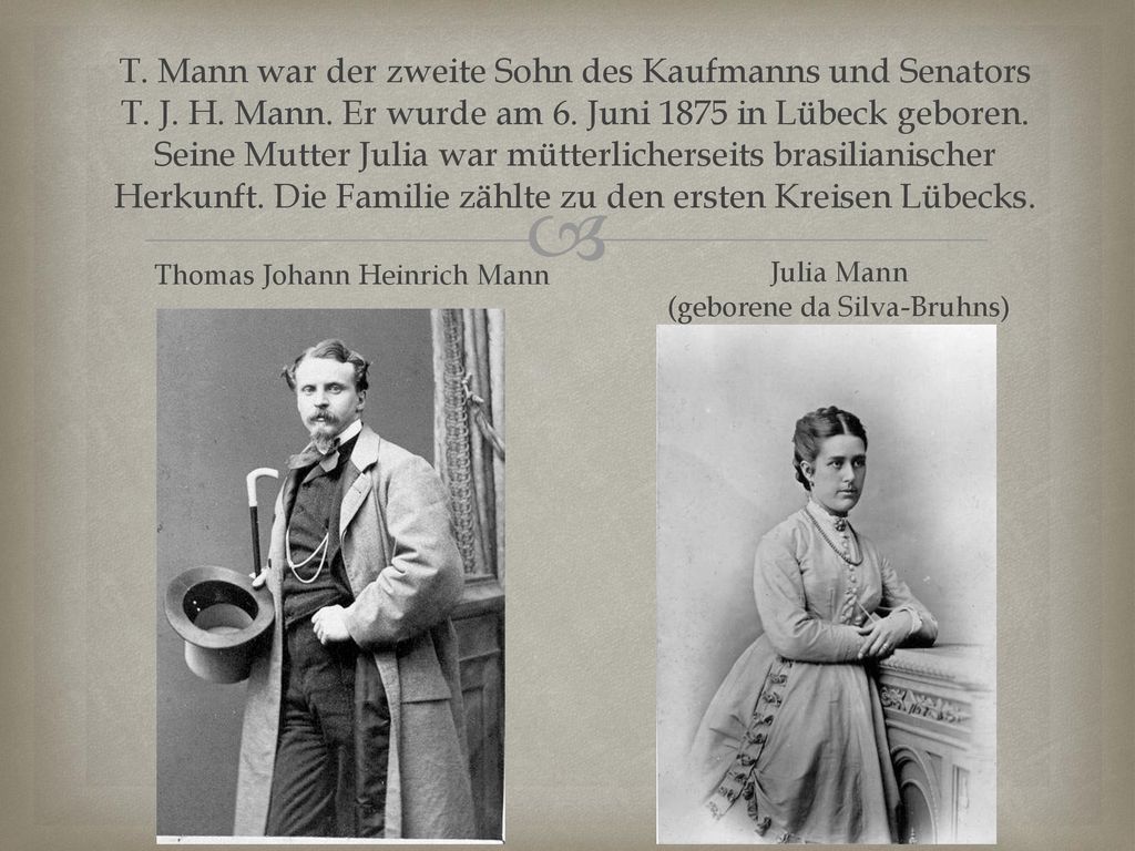 Thomas Mann K. Jaraz. - ppt herunterladen