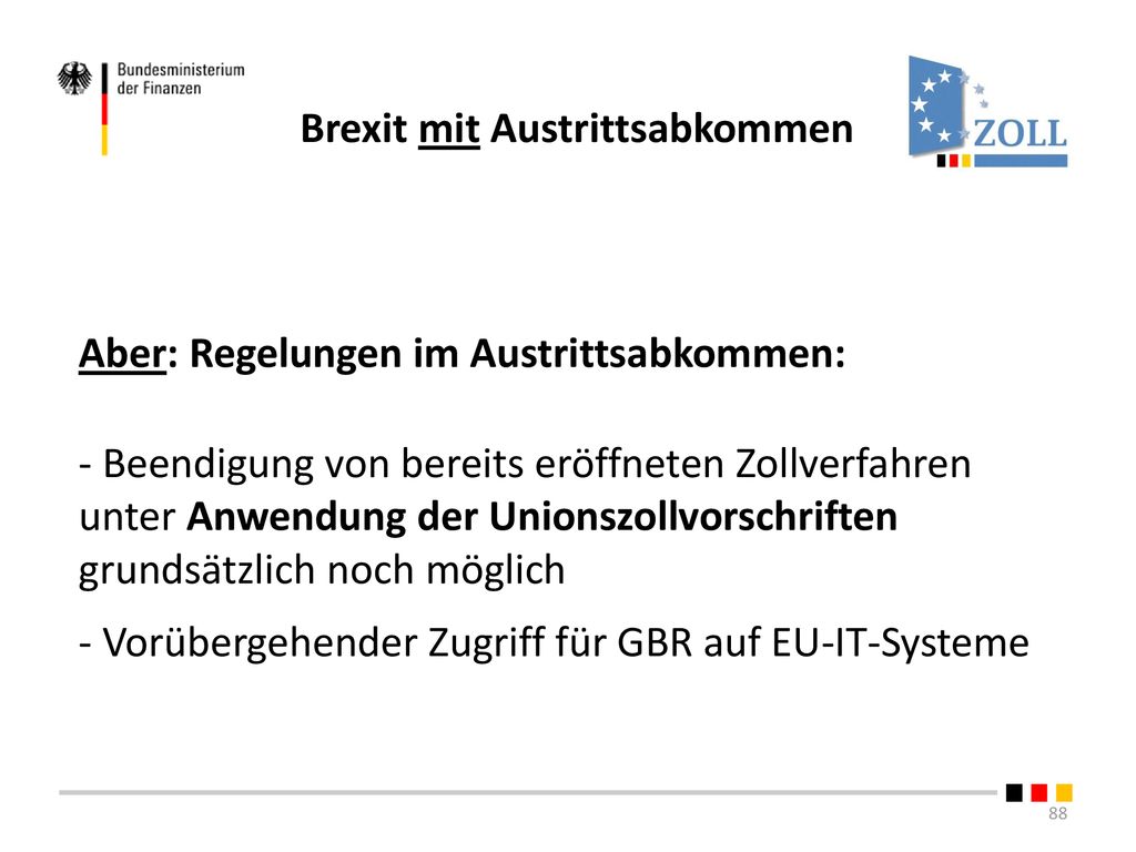 Brexit mit Austrittsabkommen