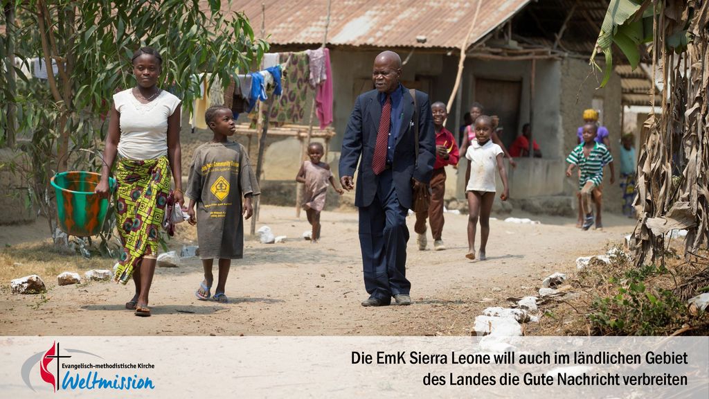 Die EmK Sierra Leone will auch im ländlichen Gebiet des Landes die Gute Nachricht verbreiten