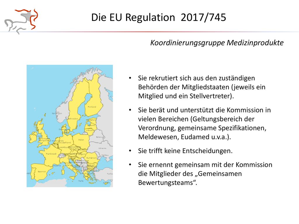 Die EU Regulation 2017/745 Koordinierungsgruppe Medizinprodukte