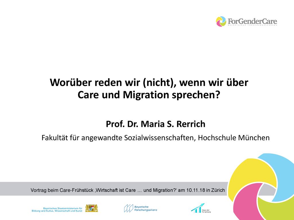 Worüber reden wir (nicht), wenn wir über Care und Migration sprechen