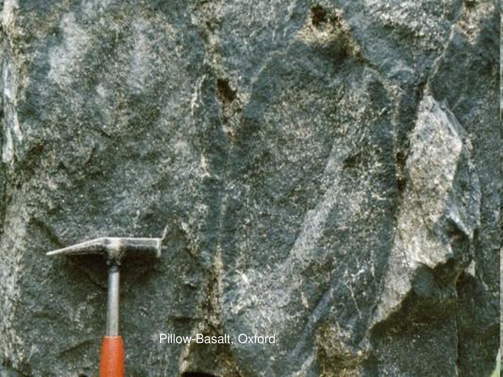 Pillow-Basalt, Oxford Radiolarit Oxford Penninikum Bündener Schiefer, Lias