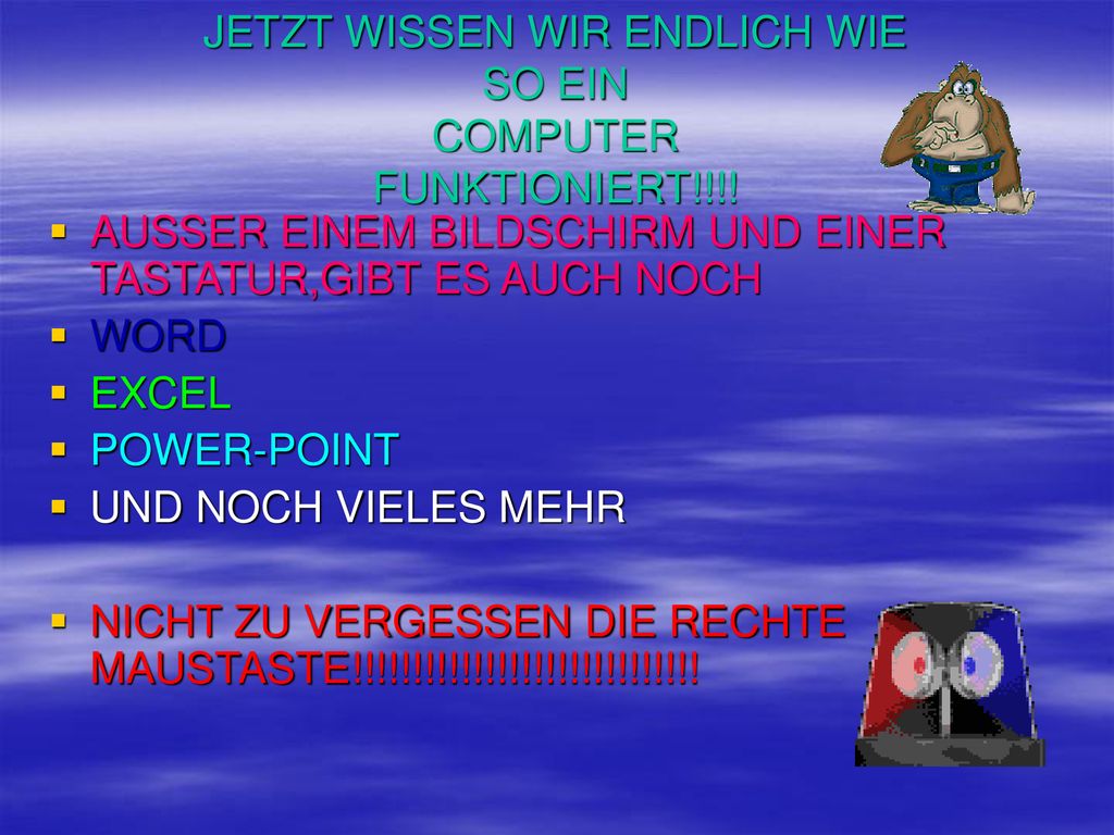 WIR DANKEN UNSEREM MR. RECHTE MAUSTASTE ppt herunterladen