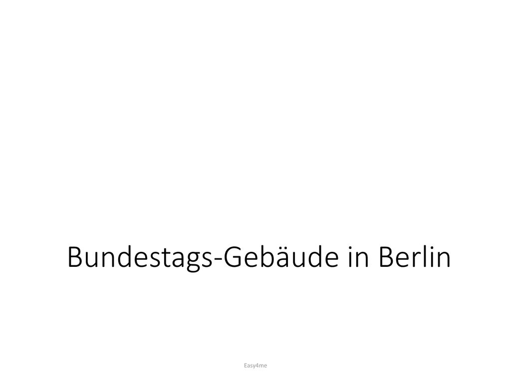 Bundestags-Gebäude in Berlin