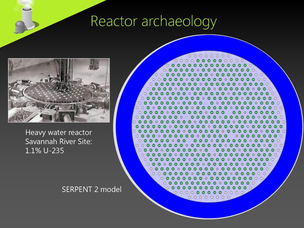 Reactor archaeology Heavy water reactor Savannah River Site: