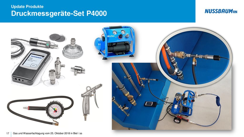 Update Produkte Druckmessgeräte-Set P4000