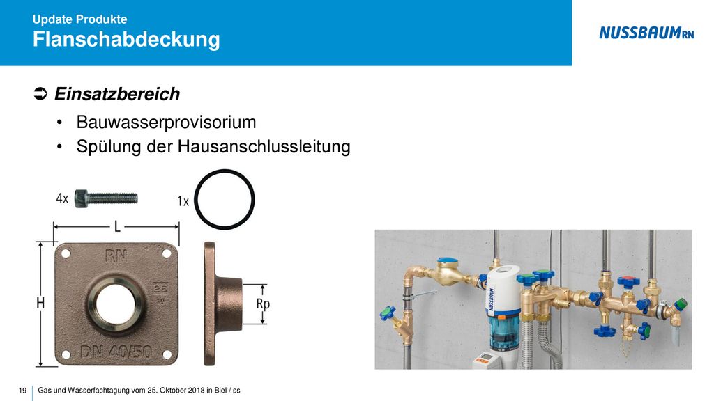 Update Produkte Flanschabdeckung