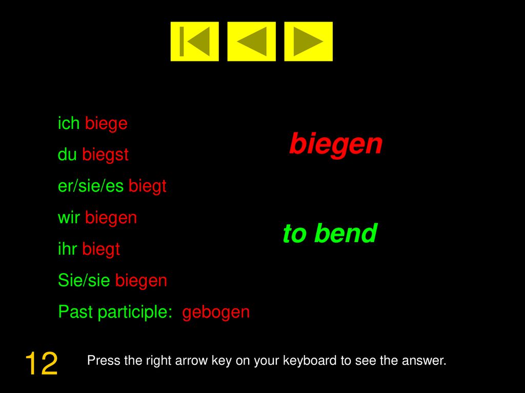 Press the right arrow key on your keyboard to see the answer.