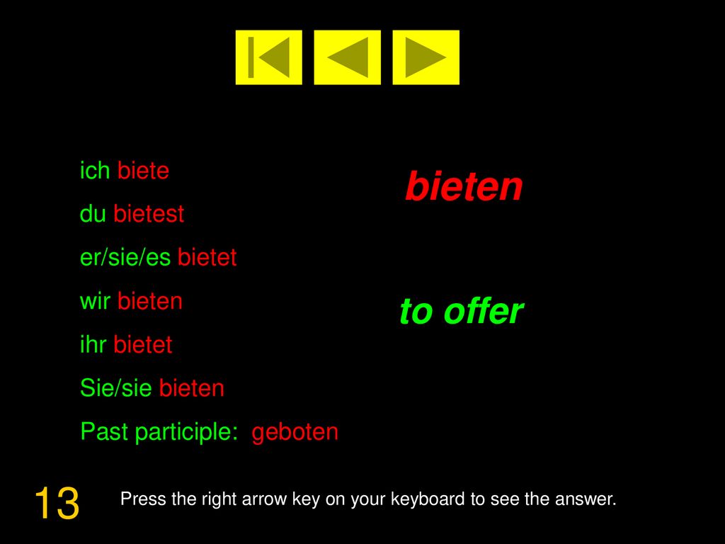 Press the right arrow key on your keyboard to see the answer.