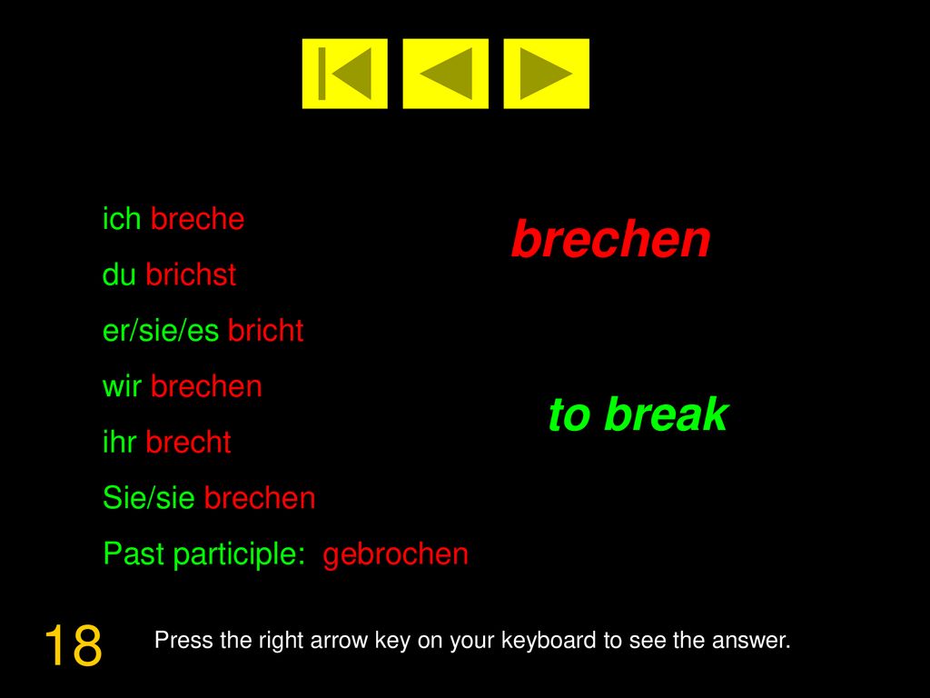 Press the right arrow key on your keyboard to see the answer.