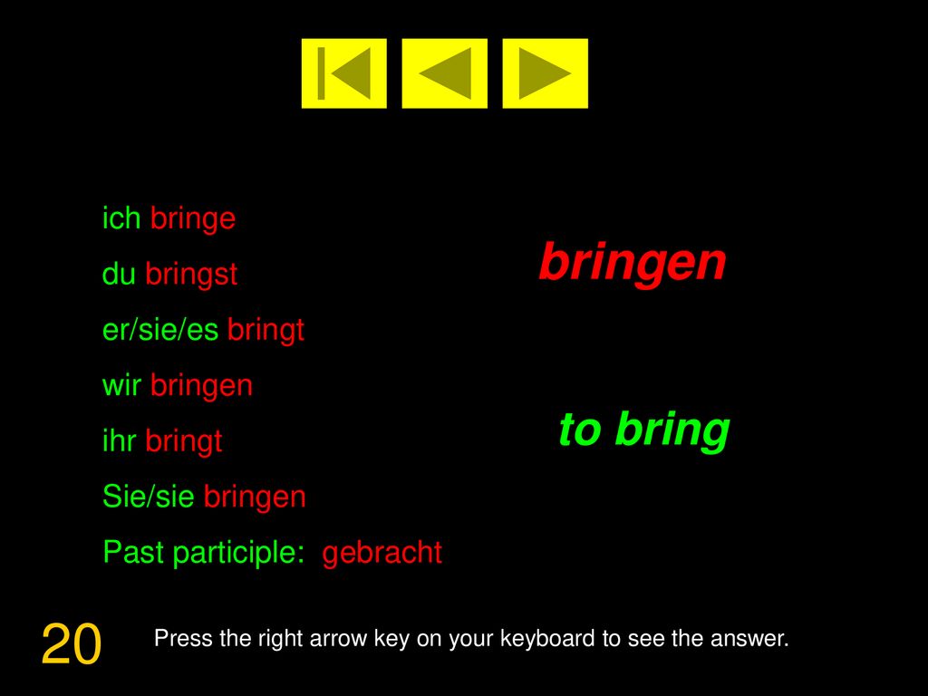 Press the right arrow key on your keyboard to see the answer.