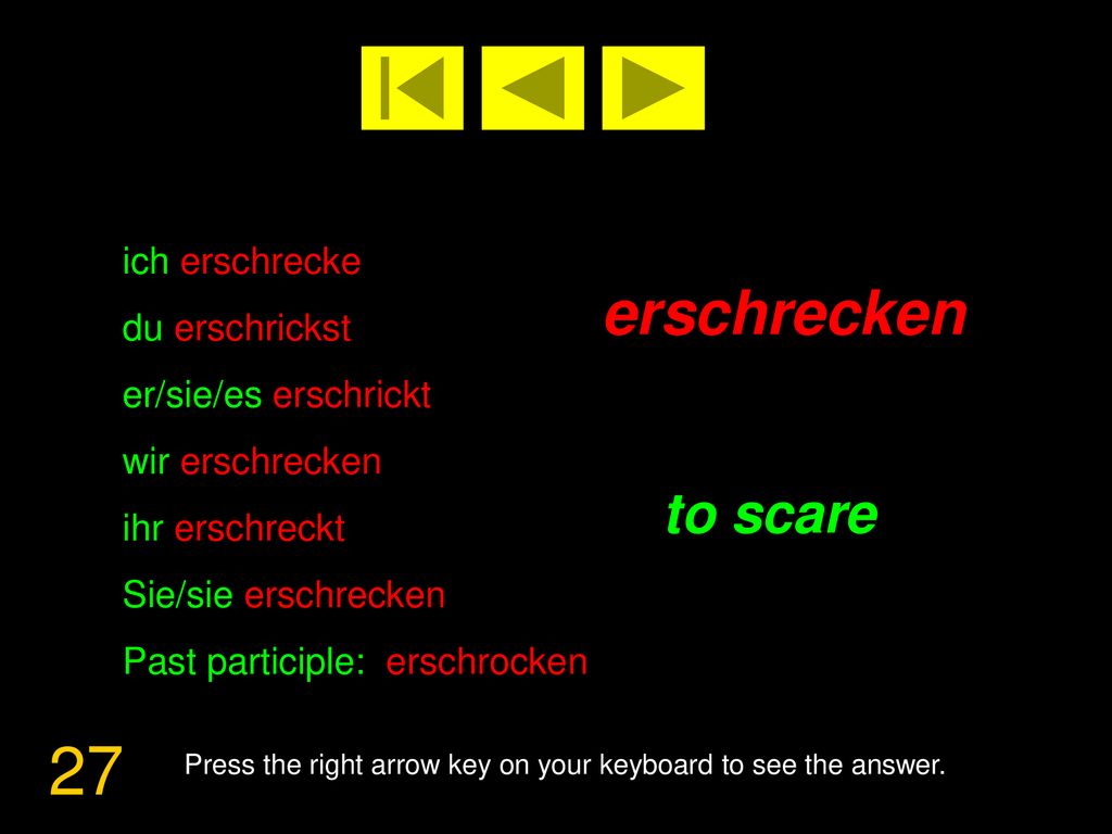 Press the right arrow key on your keyboard to see the answer.