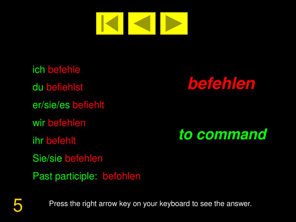 Press the right arrow key on your keyboard to see the answer.