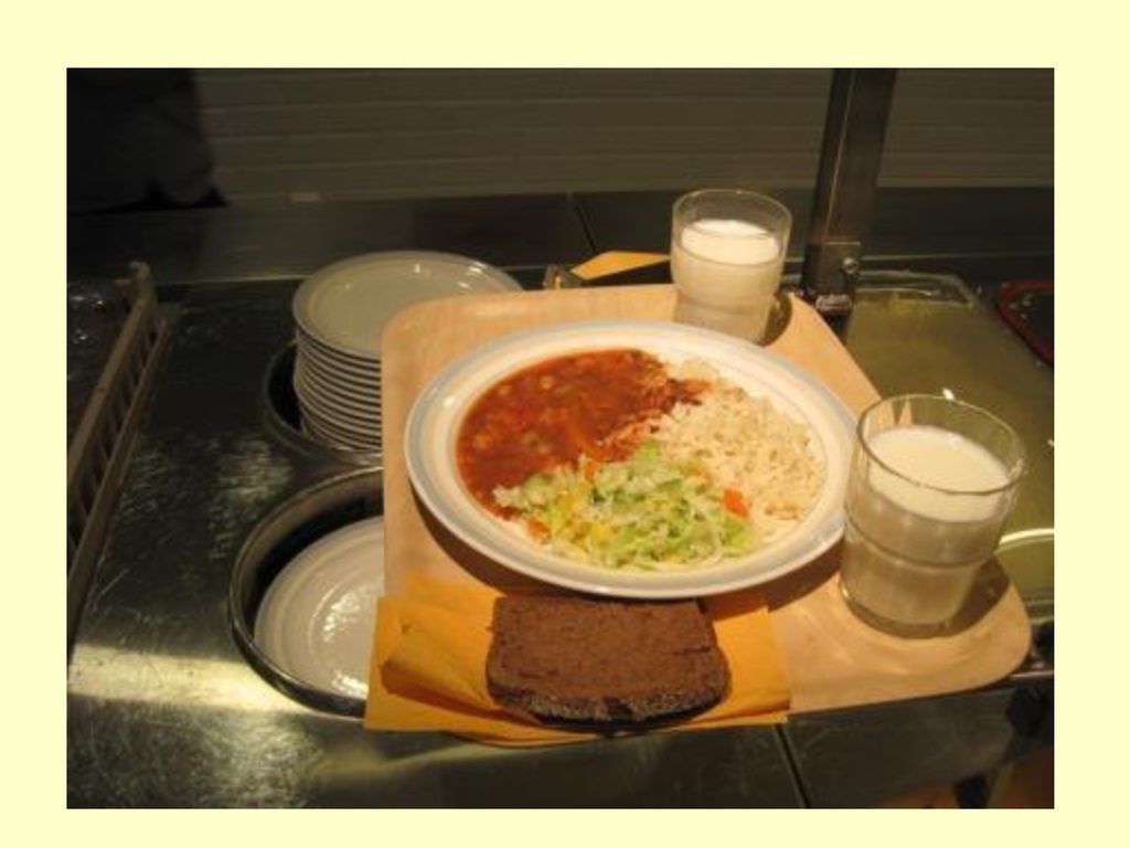 Mittagessen in der Mensa