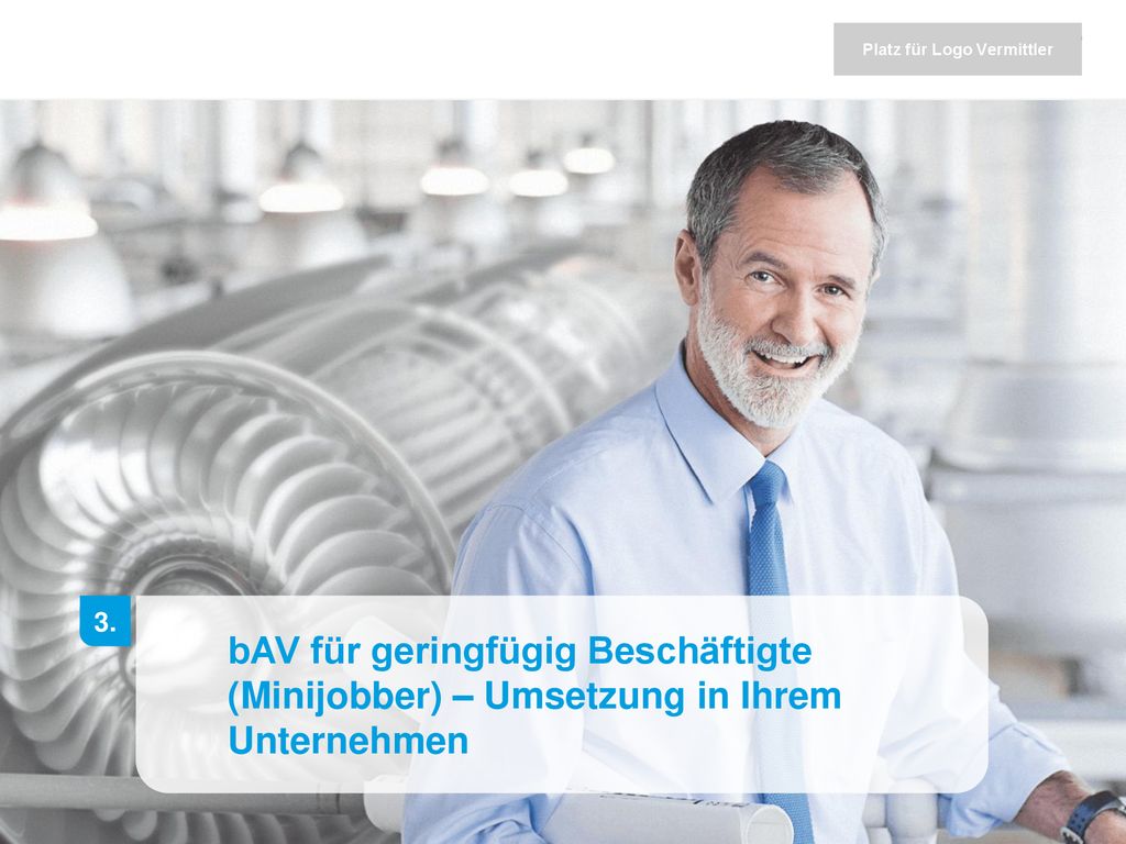 3. bAV für geringfügig Beschäftigte (Minijobber) – Umsetzung in Ihrem Unternehmen