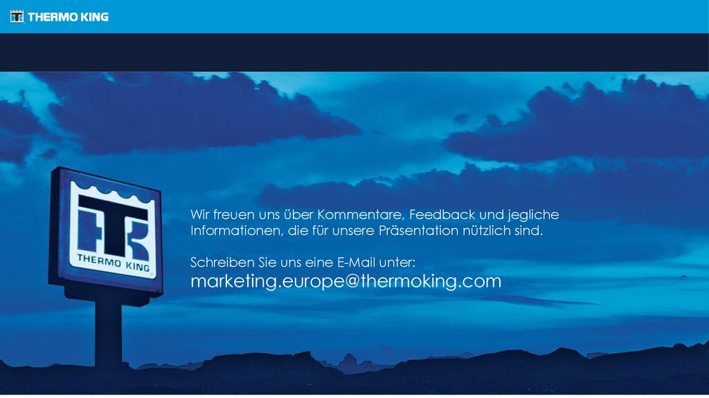 Wir freuen uns über Kommentare, Feedback und jegliche Informationen, die für unsere Präsentation nützlich sind.