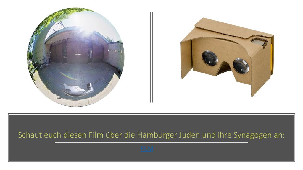 Schaut euch diesen Film über die Hamburger Juden und ihre Synagogen an: