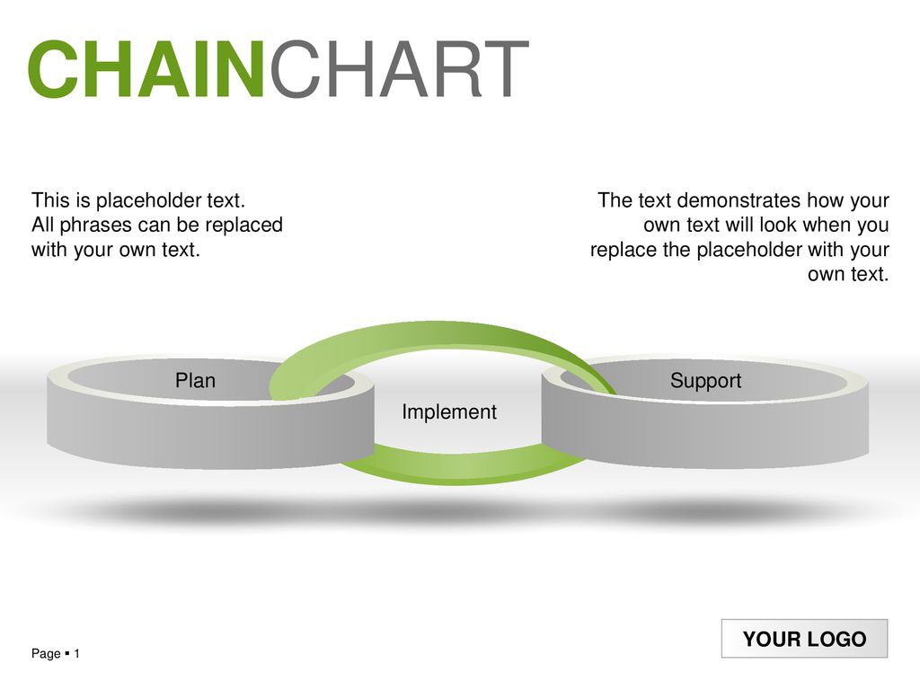 CHAINCHART This is placeholder text. All phrases can be replaced with your own text.