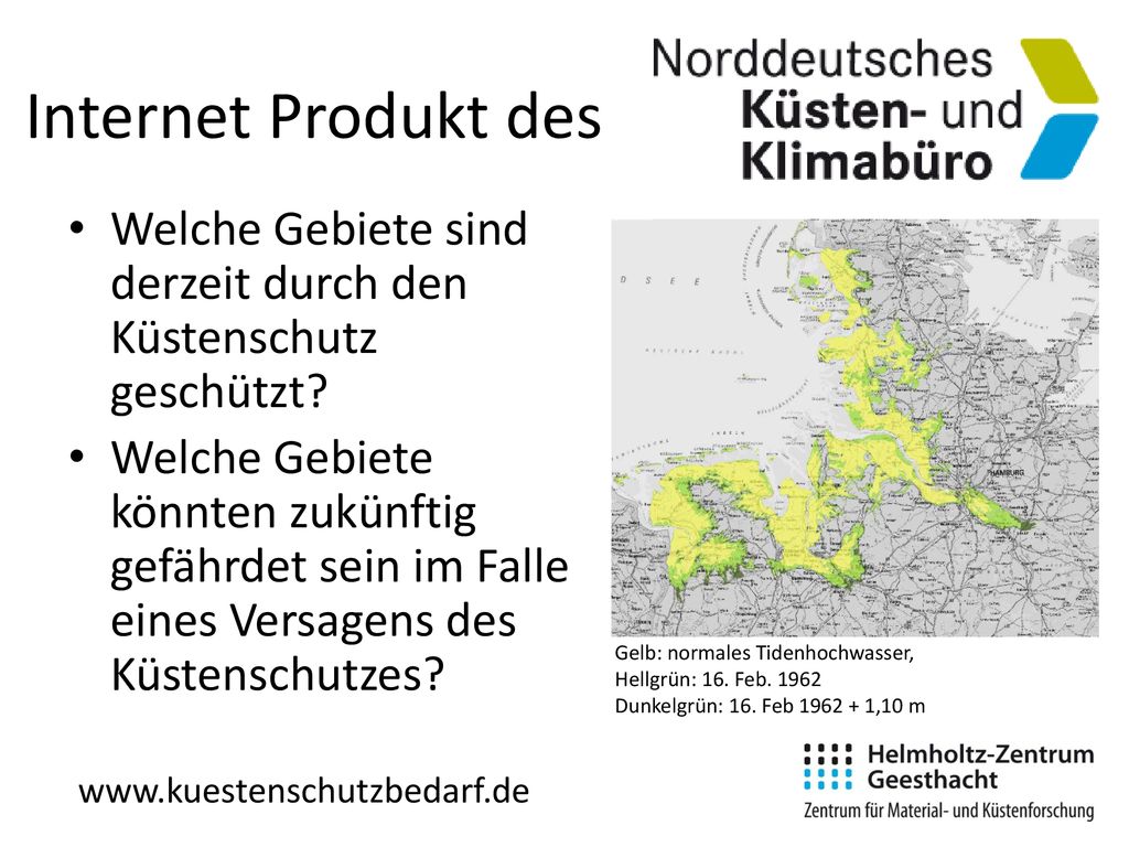Internet Produkt des Welche Gebiete sind derzeit durch den Küstenschutz geschützt