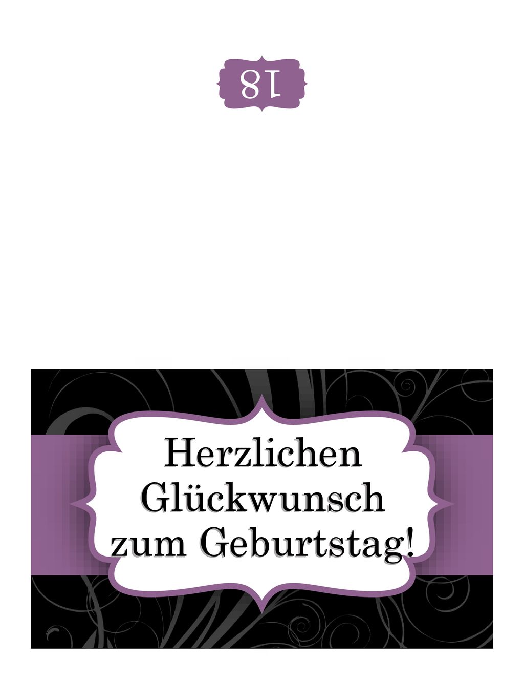 Herzlichen Glückwunsch zum Geburtstag!