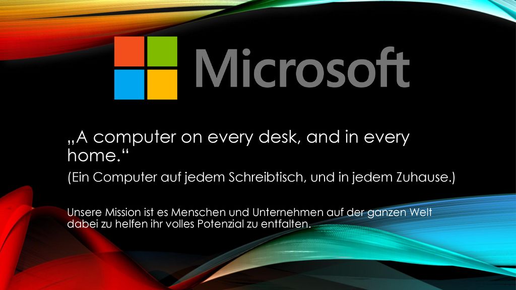 A Computer On Every Desk And In Every Home Ppt Herunterladen