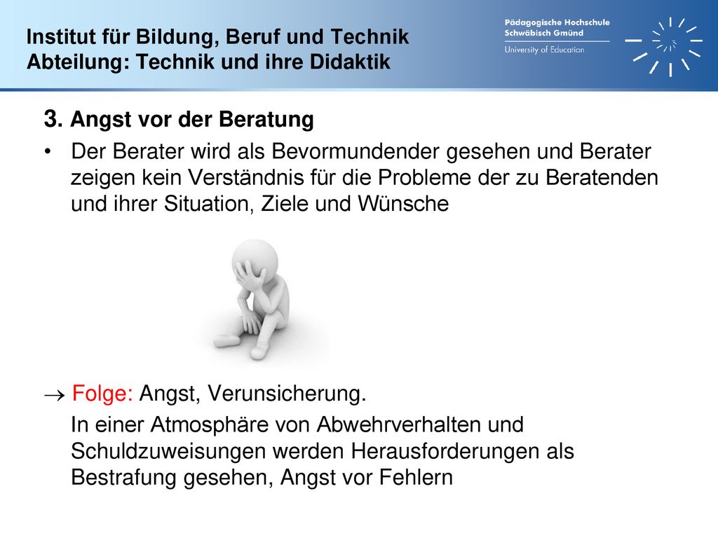Institut für Bildung, Beruf und Technik Abteilung: Technik und ihre Didaktik