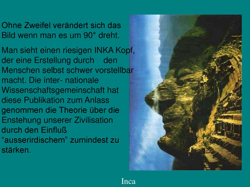 Ohne Zweifel verändert sich das Bild wenn man es um 90° dreht.