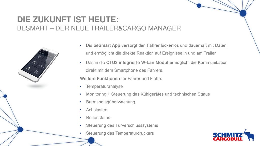 Die Zukunft ist heute: beSmart – der neue Trailer&Cargo Manager