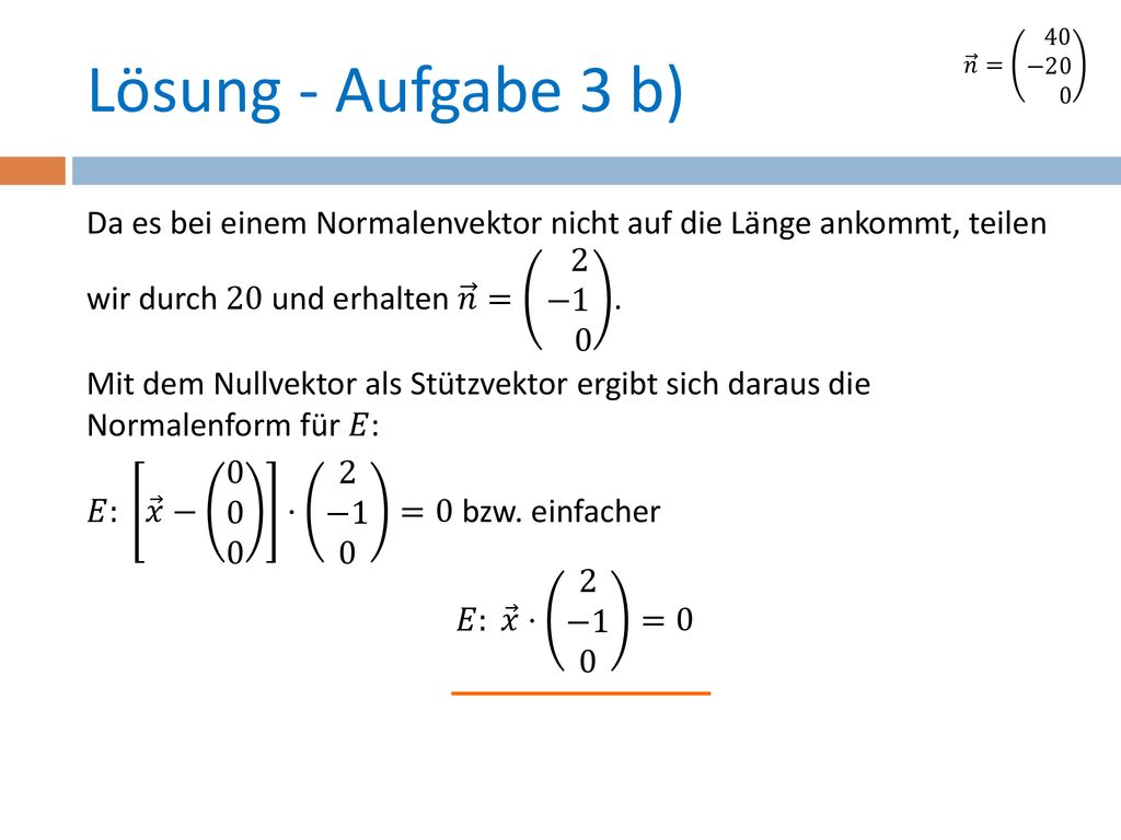 𝑛 = 40 −20 0 Lösung - Aufgabe 3 b)