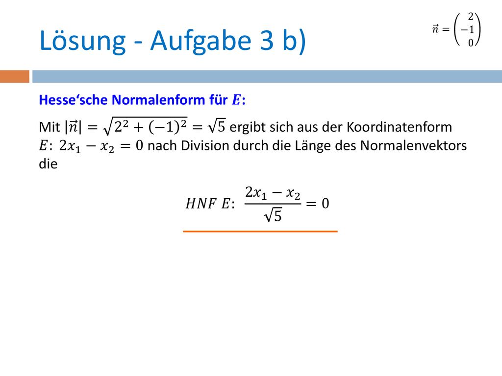 𝑛 = 2 −1 0 Lösung - Aufgabe 3 b)
