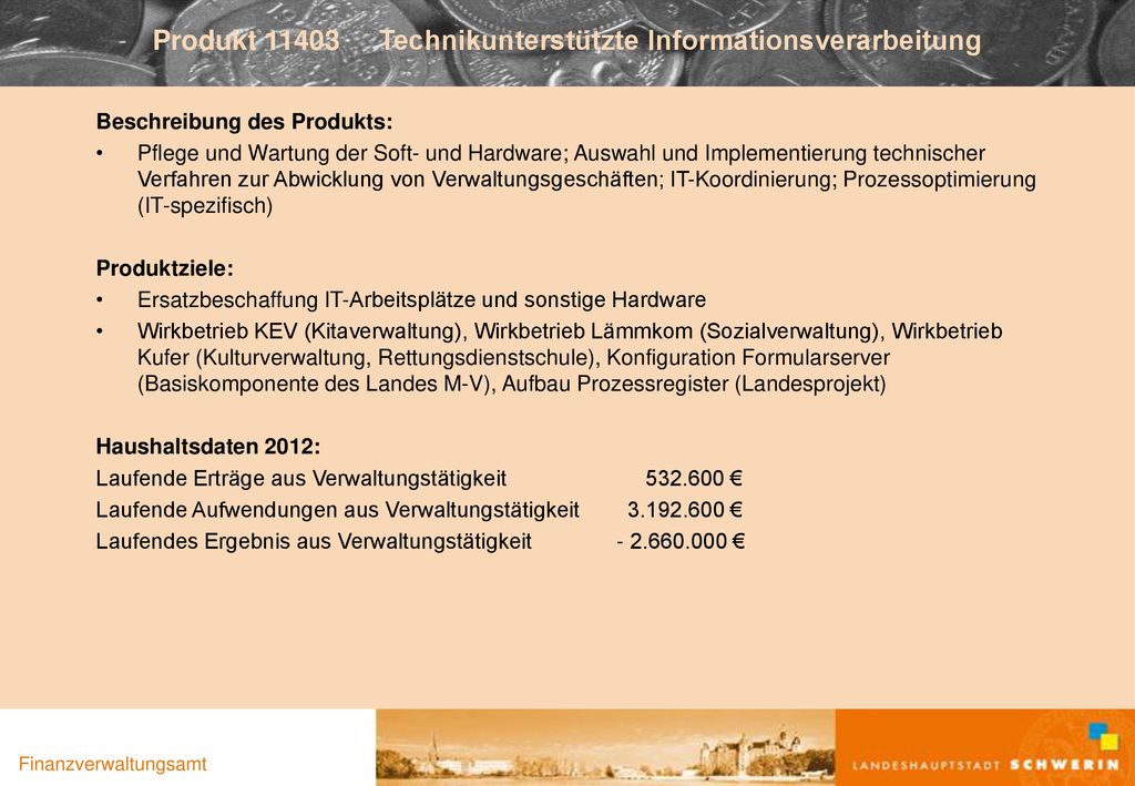 Produkt Technikunterstützte Informationsverarbeitung