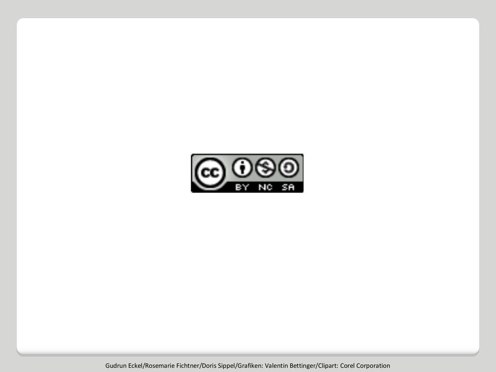 Gudrun Eckel/Rosemarie Fichtner/Doris Sippel/Grafiken: Valentin Bettinger/Clipart: Corel Corporation