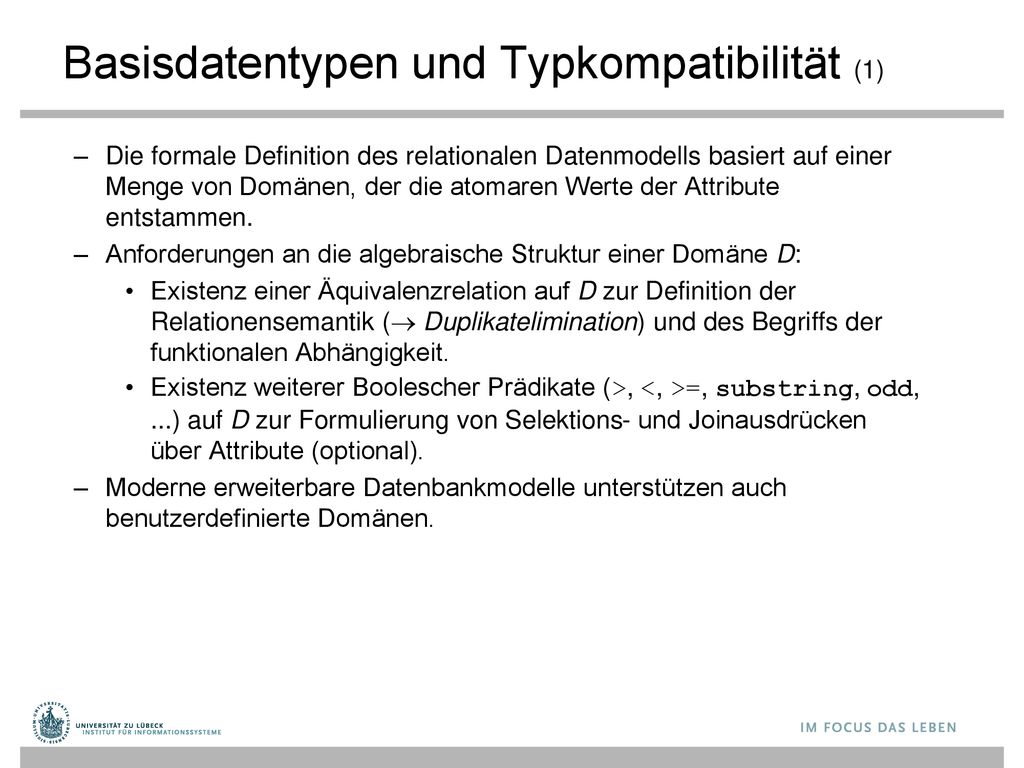 Basisdatentypen und Typkompatibilität (1)