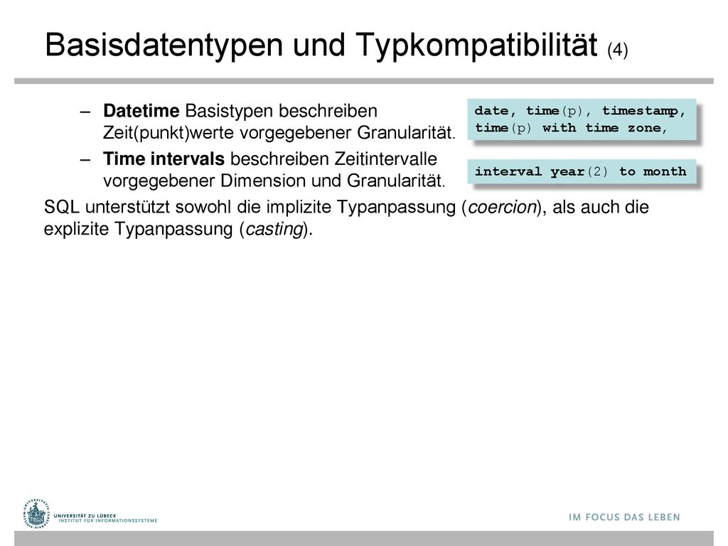 Basisdatentypen und Typkompatibilität (4)