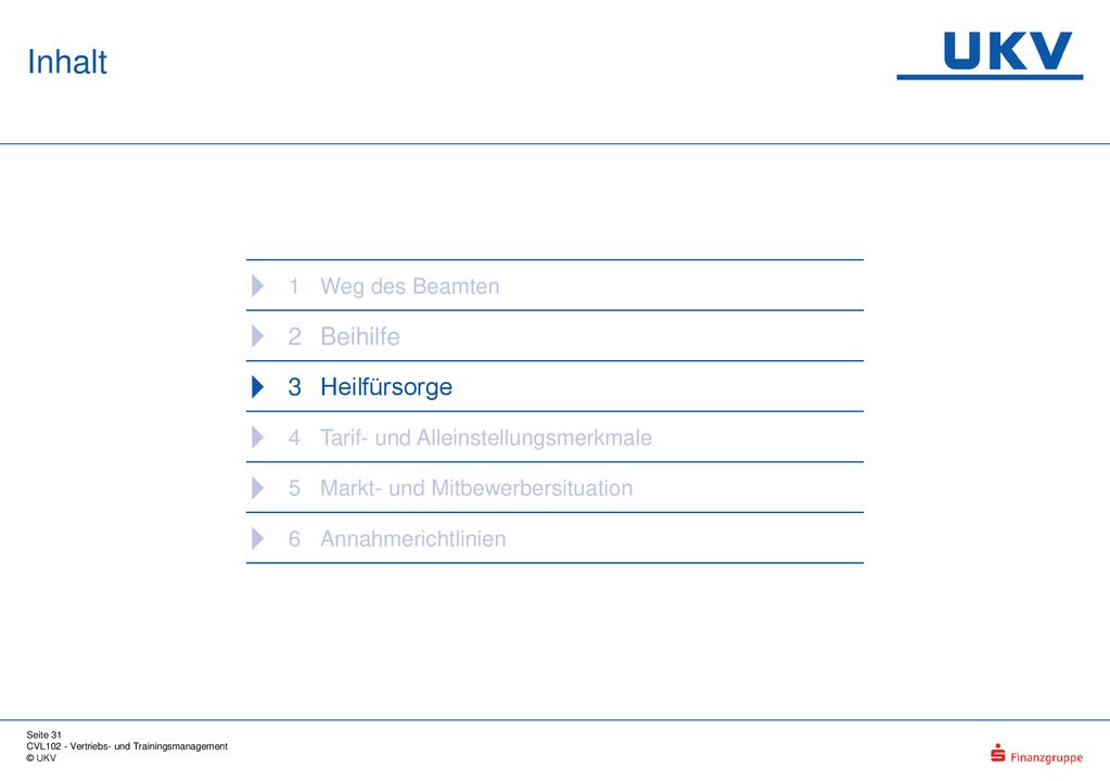 Inhalt  2 Beihilfe 3 Heilfürsorge 1 Weg des Beamten 4