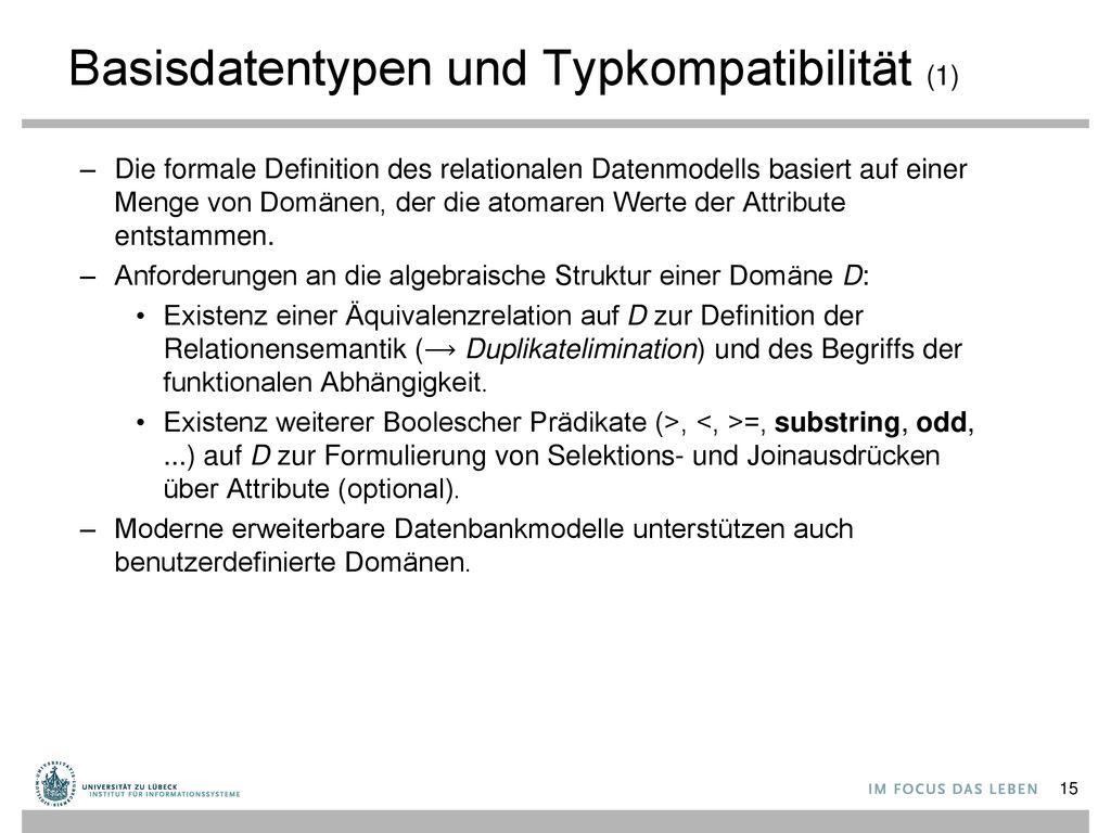 Basisdatentypen und Typkompatibilität (1)