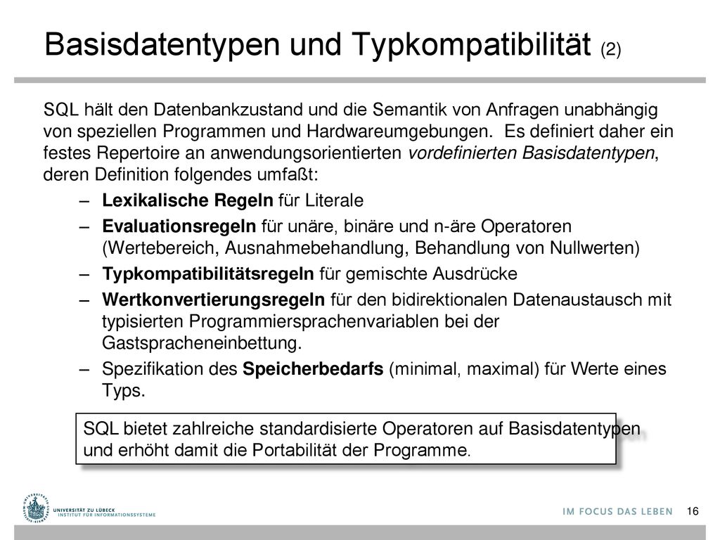 Basisdatentypen und Typkompatibilität (2)