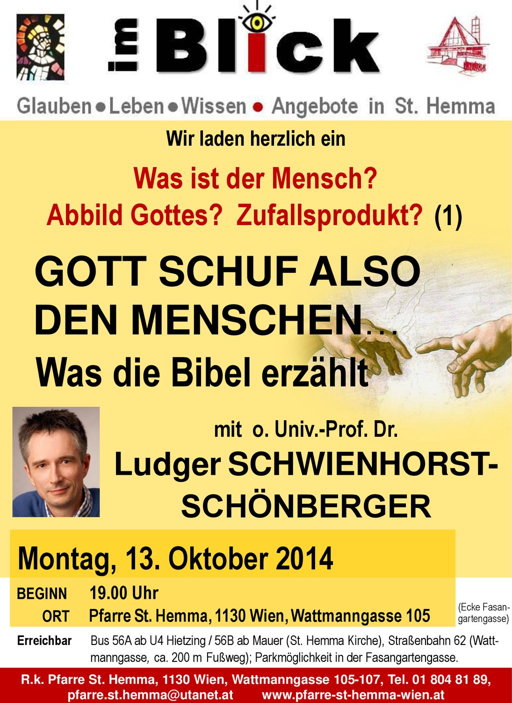 Glauben ● Leben ● Wissen ● Angebote in St. Hemma