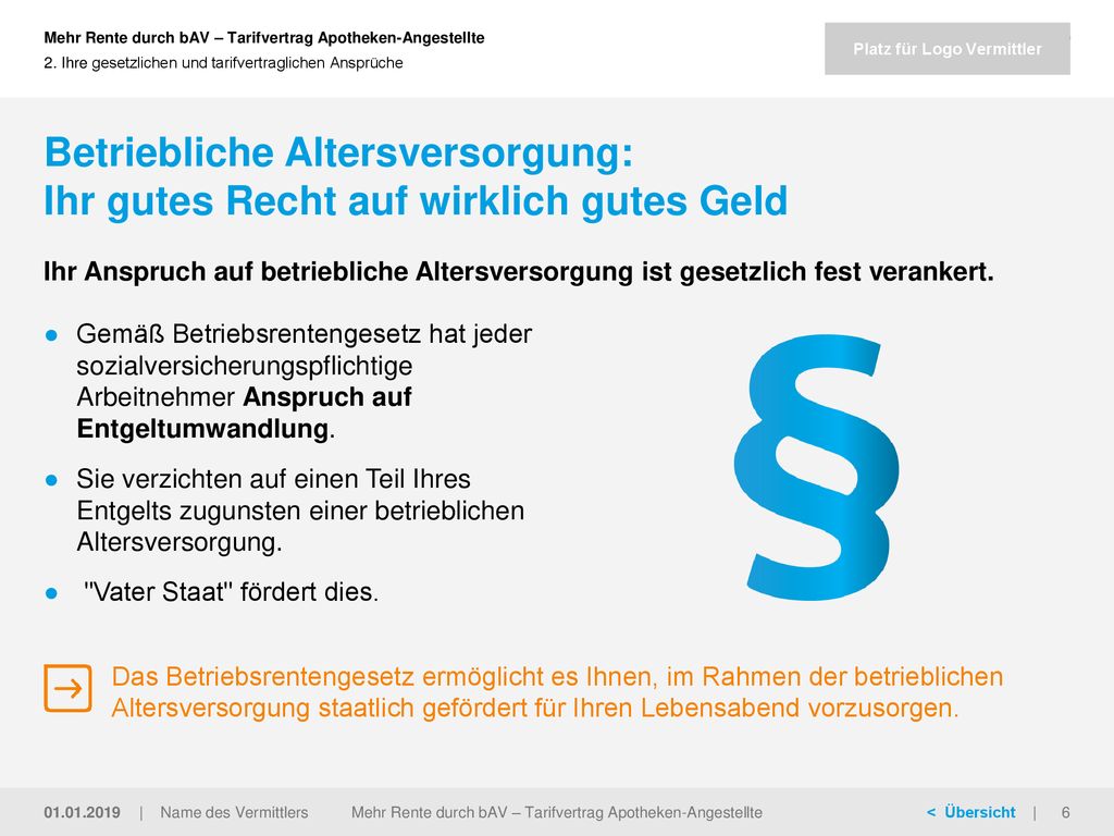 Betriebliche Altersversorgung: Ihr gutes Recht auf wirklich gutes Geld