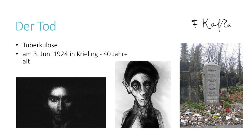 Der Tod Tuberkulose am 3. Juni 1924 in Krieling - 40 Jahre alt