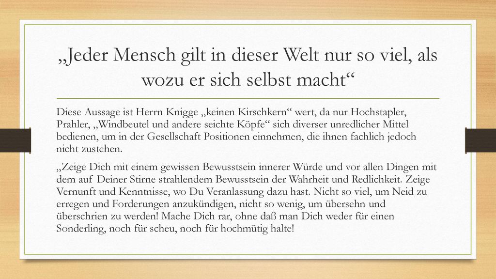 Knigge Im Business Adolph Freiherr Von Knigge Ppt Herunterladen